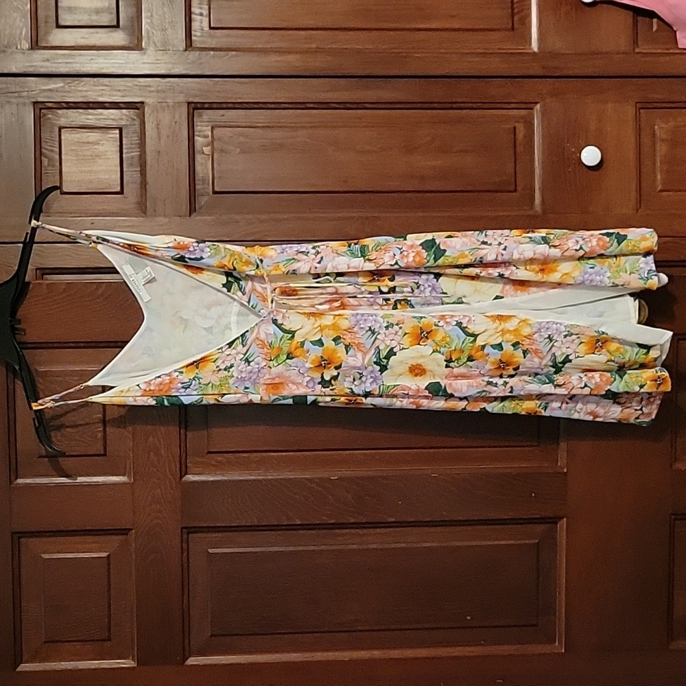 Forever 21 floral wrap dress